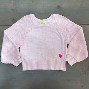 Women’s Kerri Rosenthal Puff Sleeve Pullover Sweater - Icy Pink XS